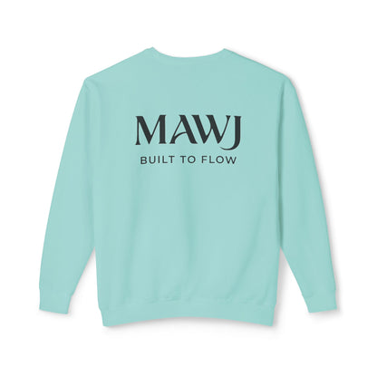Mawj Unisex Lightweight Crewneck Sweatshirt