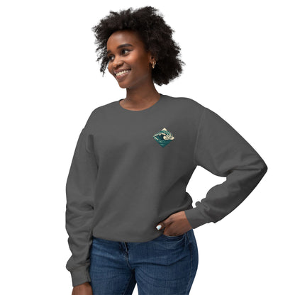 Mawj Unisex Lightweight Crewneck Sweatshirt