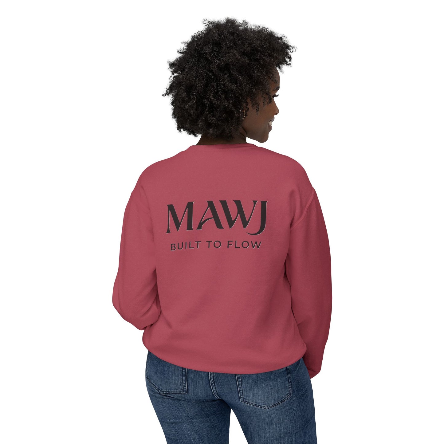 Mawj Unisex Lightweight Crewneck Sweatshirt