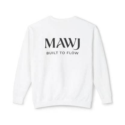 Mawj Unisex Lightweight Crewneck Sweatshirt