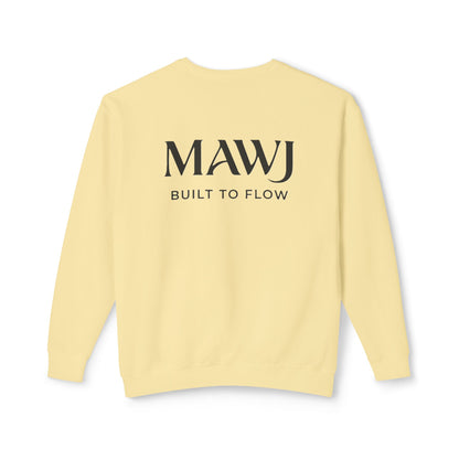 Mawj Unisex Lightweight Crewneck Sweatshirt
