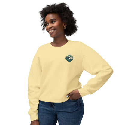 Mawj Unisex Lightweight Crewneck Sweatshirt