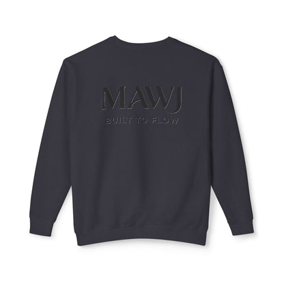 Mawj Unisex Lightweight Crewneck Sweatshirt