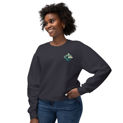 Mawj Unisex Lightweight Crewneck Sweatshirt
