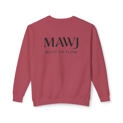 Mawj Unisex Lightweight Crewneck Sweatshirt