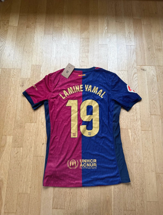 Fc Barcelona Home Player Version jersey  - Lamine Yamal #19