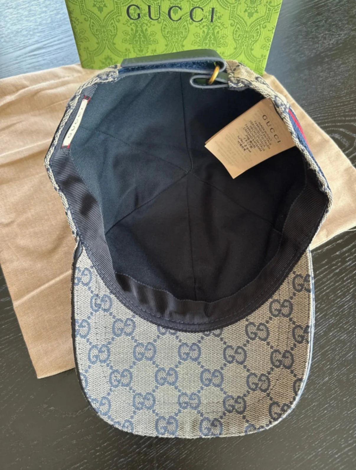 Gucci GG Supreme Canvas Baseball Cap